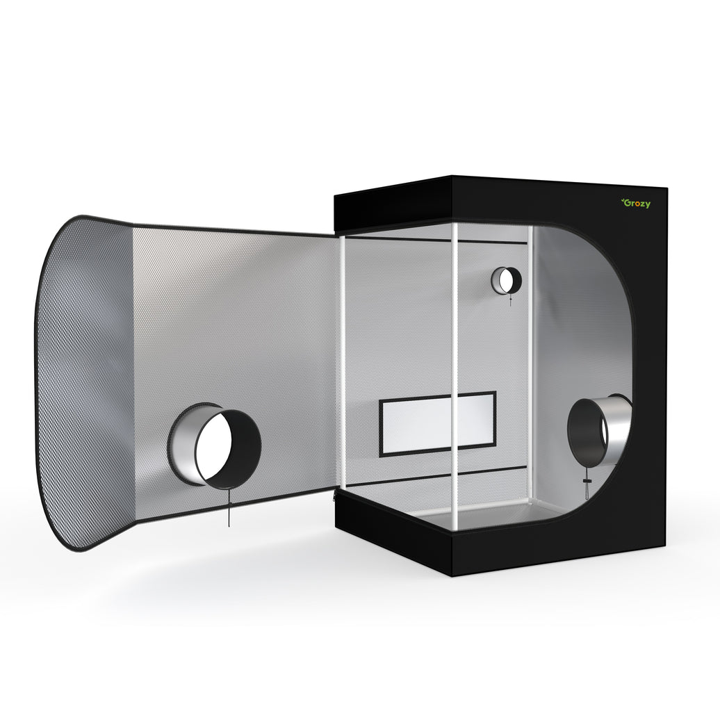 GROZY 60x60x60cm Grow Tent Hydroponics Plants Cloning Propagation Seedling Room