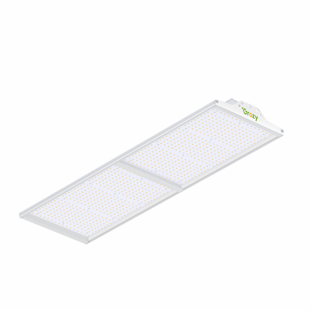 GROZY GR 200W LED Grow Light Sunlike Full-Spectrum Efficiency Fit All Stages Plant (Rectangle Shape)