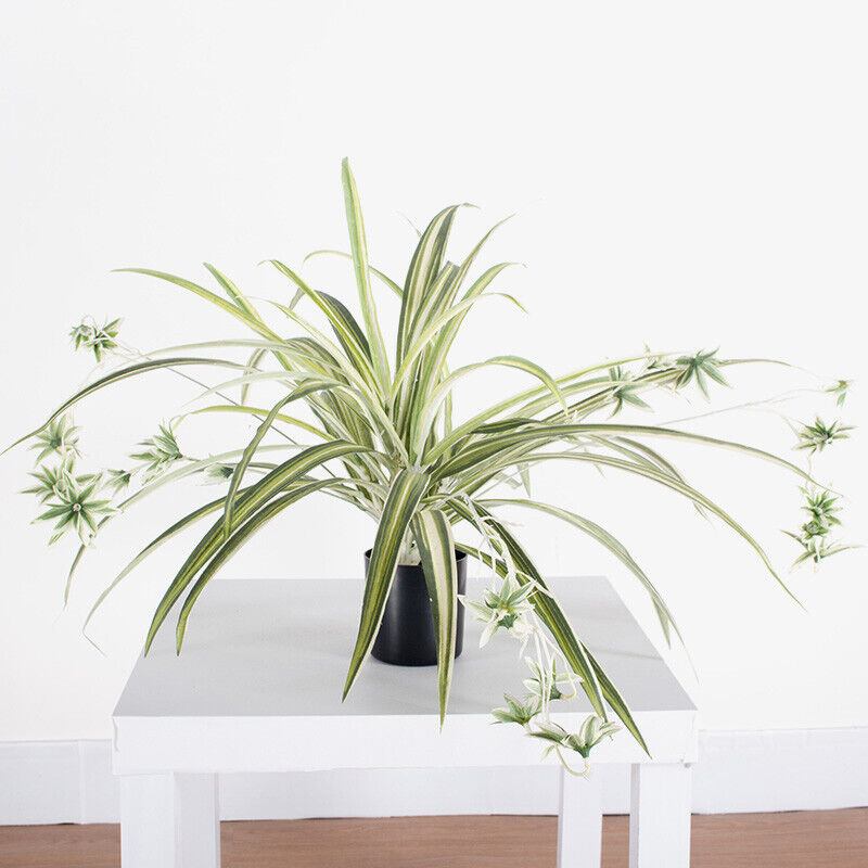 Artificial Bracketplant Chlorophytum Spider Plant Bonsai Wall Hanging Plants Decorations