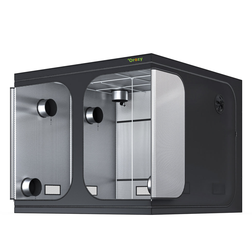 GROZY 2x2x2M Grow Tent Indoor Grow Room For Hydroponics plants Growing Flowering Blooming