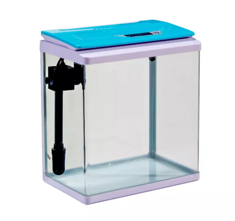 30L Aquarium Fish Tank with LED Light LCD Digital Display Complete Set