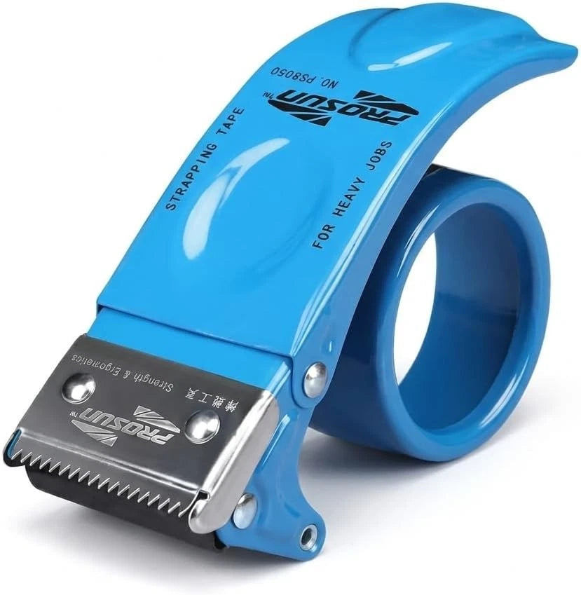 Heavy Duty Packing Tape Dispenser Gun Steel Blade Carton Sealing Shipping 6CM