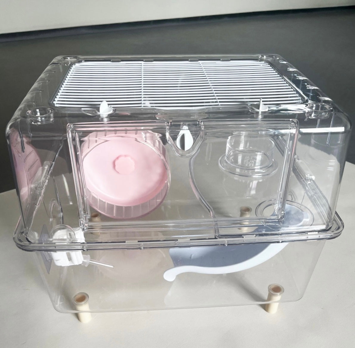 Hamster Mice Cage Habitat Openable Top Rats Guinea Pig Mouse Gerbil House Bed