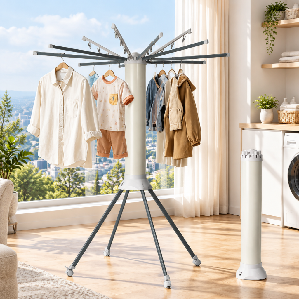 Standing Clothes Drying Rack Portable Foldable Airer Multi Garment Hanger Indoor