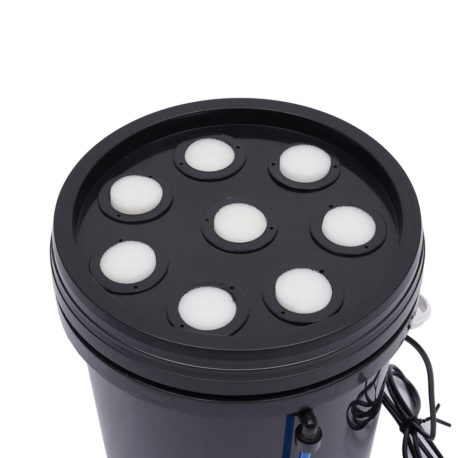 Hydroponics Aeroponics 8 Cups Seedling & Cloning Station Bucket Foggy Mist Propagator Kit 5L