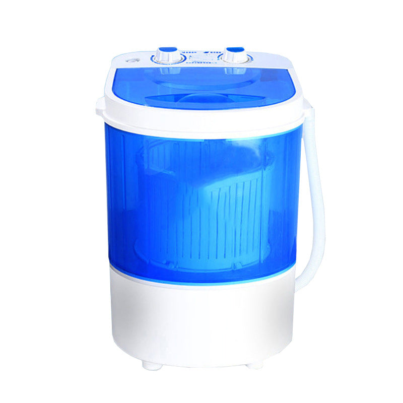 Portable Mini Washing Machine Shoes Wash Simple Washing 4.5KG Single Tub Washer with Basket & Brush For Camping Travel