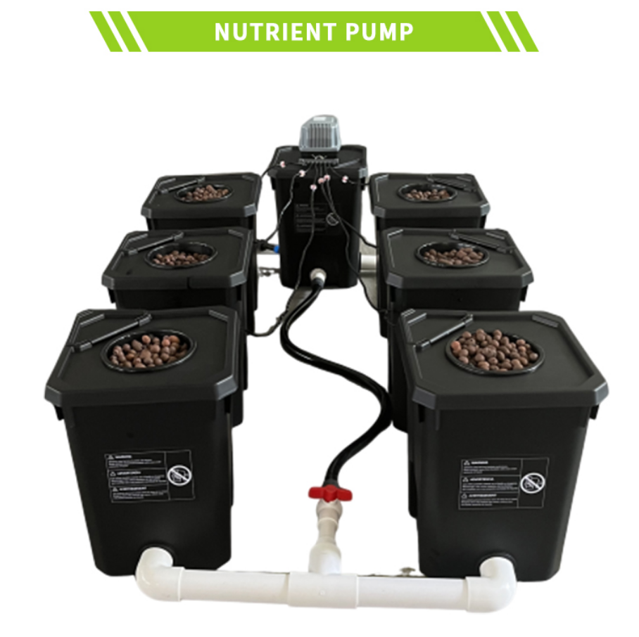 NEW Upgrade RDWC 7 Pots Cloner Growing Kit DWC Recirculation System Cycle Pump Hydroponics