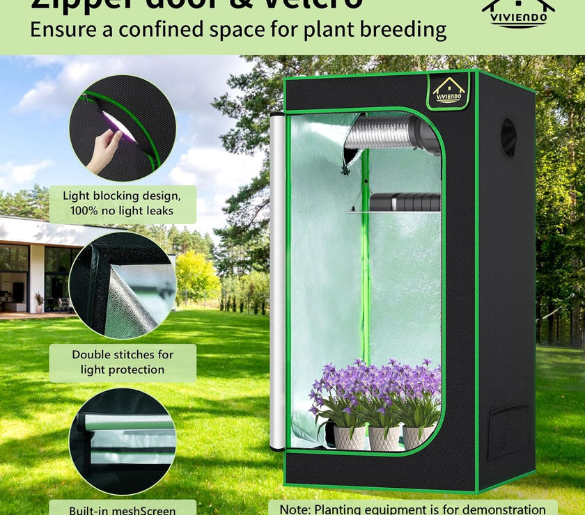 grow tent light leaks Grow Tent 1x1x2M Grow Room For Hydroponics Grow Light Room Indoor Plan