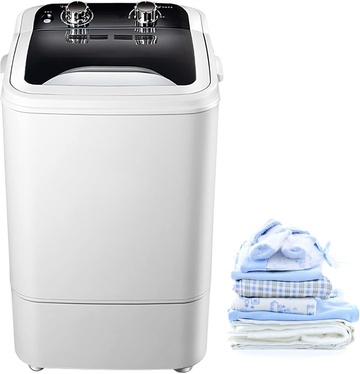 3 in 1 Portable Washing Machine Mini Washer & Spin Dryer Shoes Wash 7.5KG For Camping Caravan Dorms Apartments
