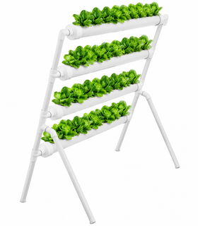 36/72 Plant Sites Aeroponics Hydroponic Grow Kit NFT System for Vegetables & Herbs
