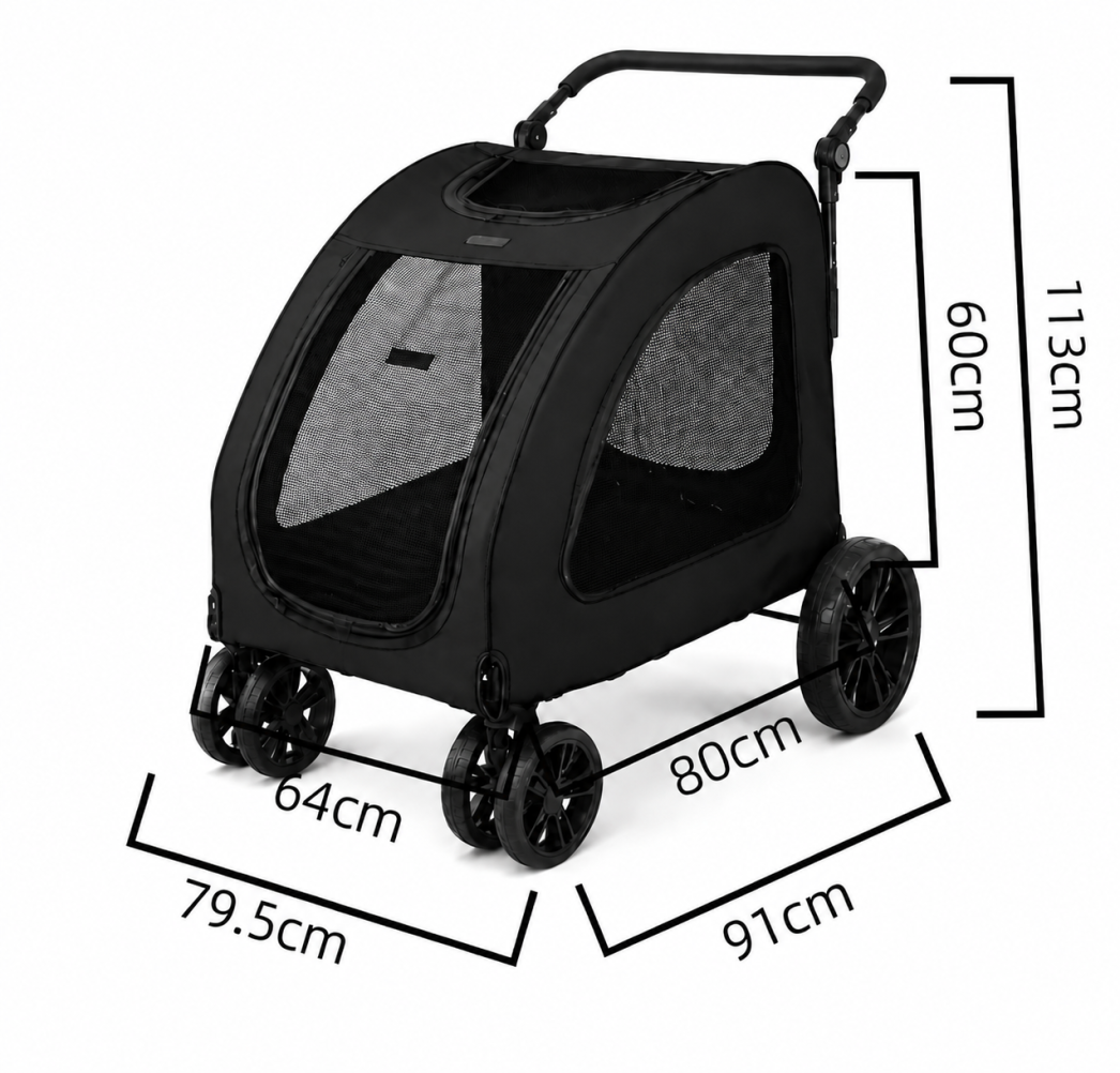 Heavy Duty Large Dog Stroller Australia – Supports Dogs Up To 50kg