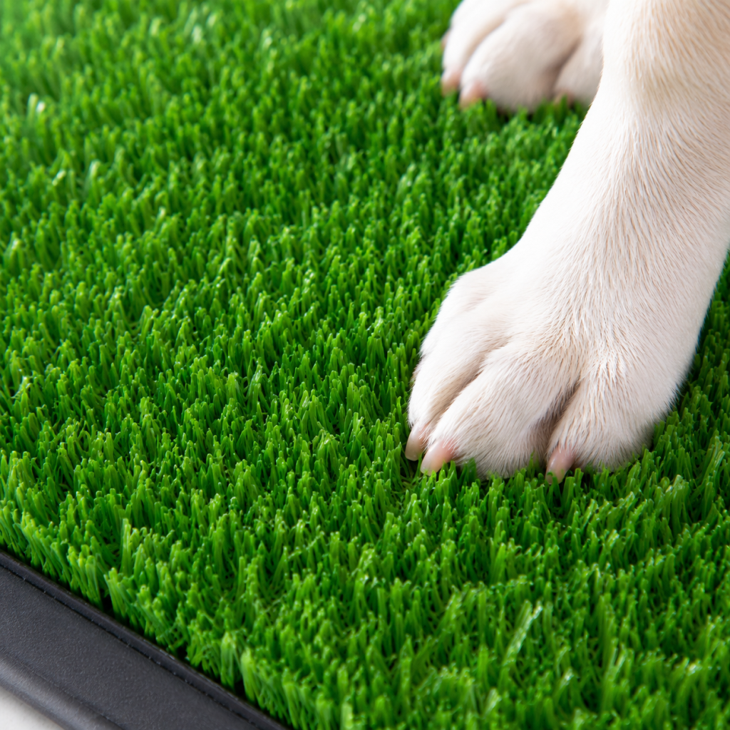 Indoor Dog Puppy Potty Training Artificial Grass Pad Tray 64x51cm Pet Toilet Mat