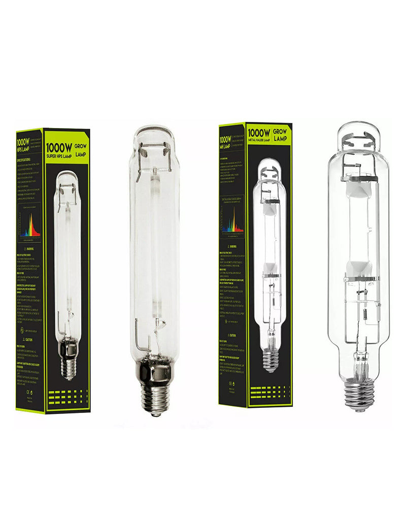 Hydroponics 1000W HPS MH Grow Light Bulb Metal Halide Lamp High Pressure Sodium