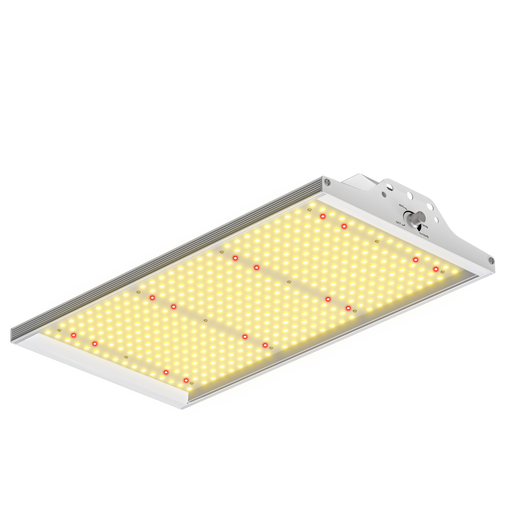 GR 100W Quantum LED Grow Light Sunlike Full-Spectrum Fit All Stages Plant