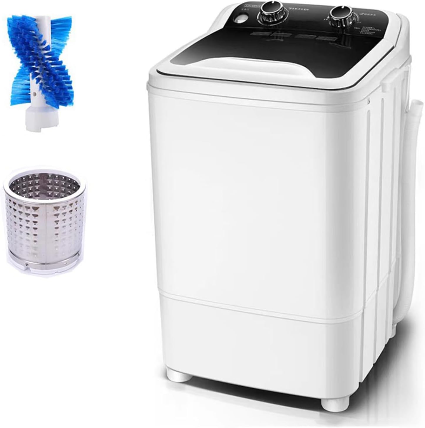 3 in 1 Portable Washing Machine Mini Washer & Spin Dryer Shoes Wash 7.5KG For Camping Caravan Dorms Apartments