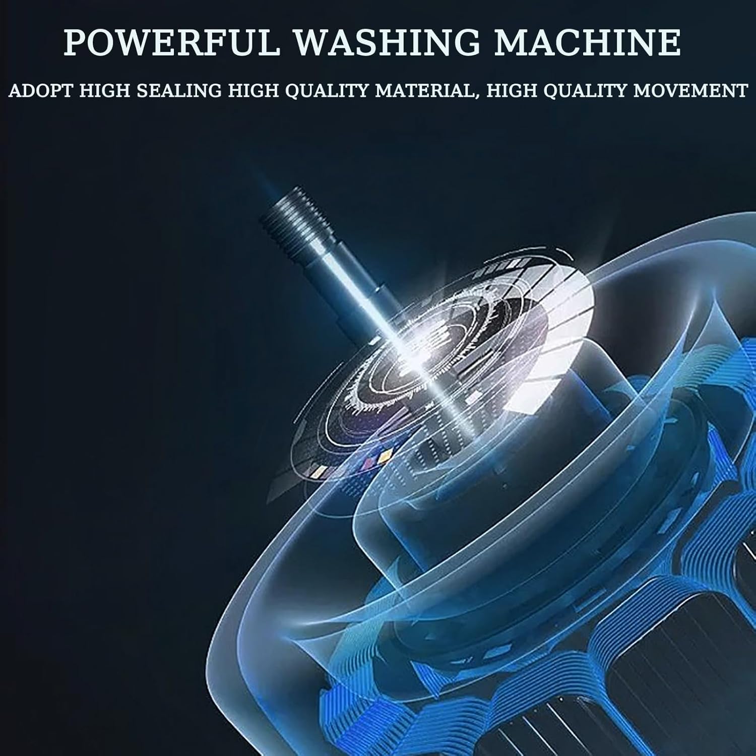 3 in 1 Portable Washing Machine Mini Washer & Spin Dryer Shoes Wash 7.5KG For Camping Caravan Dorms Apartments