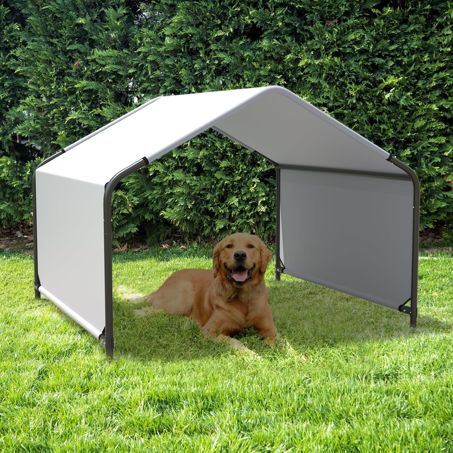 Dogs Canopy Rain Shelter Pet Sunshade Tent Detachable UV Protection Awning