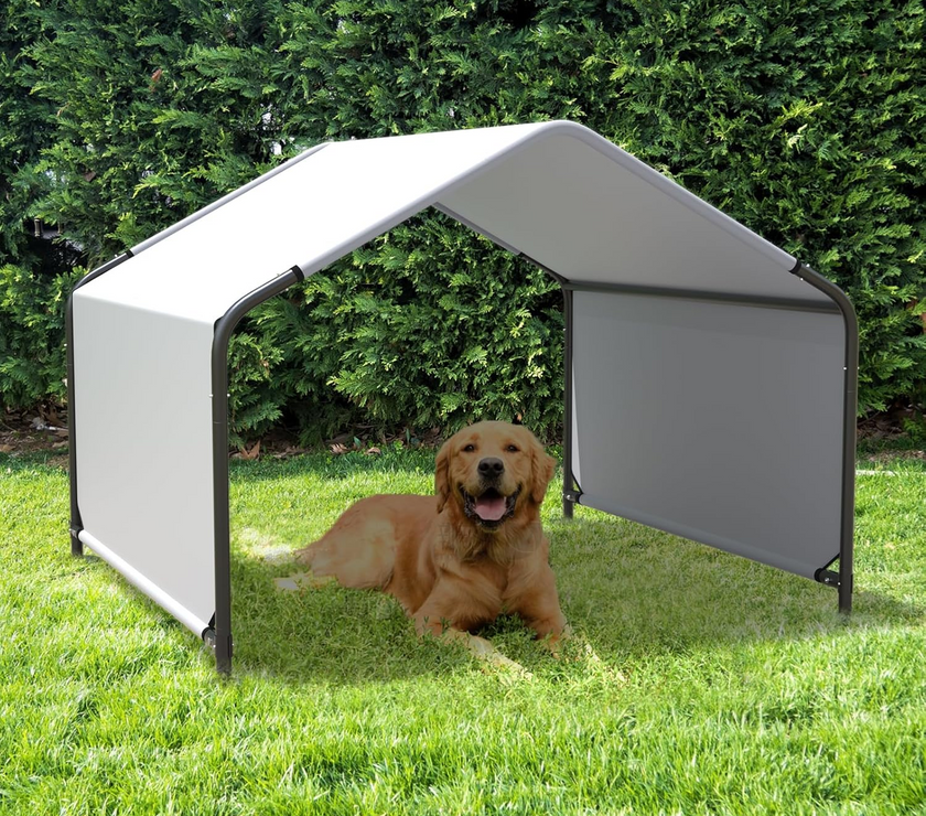 Dogs Canopy Rain Shelter Pet Sunshade Tent Detachable UV Protection Awning