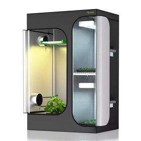 GROZY 150x120x200cm Grow Tent 2-in-1  Mylar Grow Room For Hydroponics seedling Growing