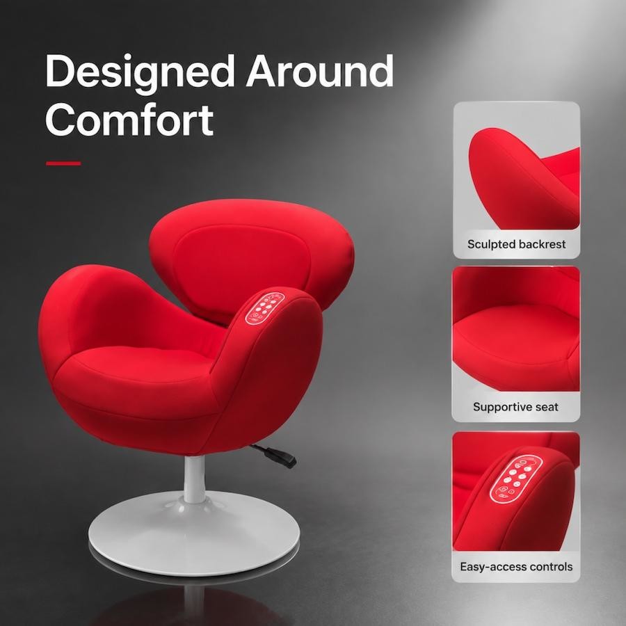 Electric Massage Chair Air bags Lumbar vertebrae Lounge Sofa Slimming Recliner