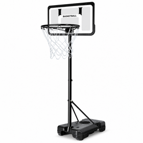 2-2.5M Basketball Stand System Hoop Net Ring Portable Base Height Adjustable Kid