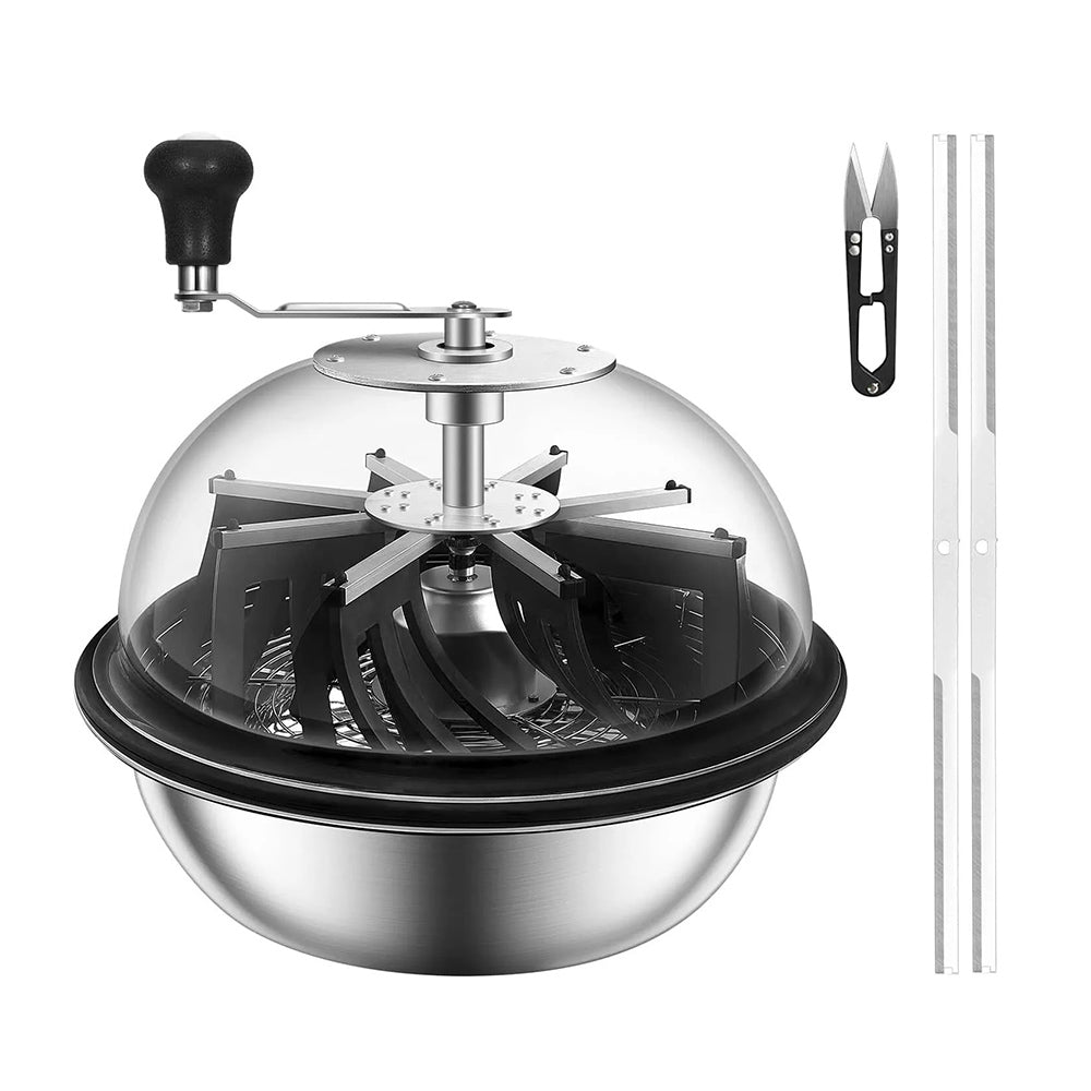 16 inch Bowl Tumble Trimmer Hydroponics Stainless Manual Plant Bud Leaf Trimmer 40cm