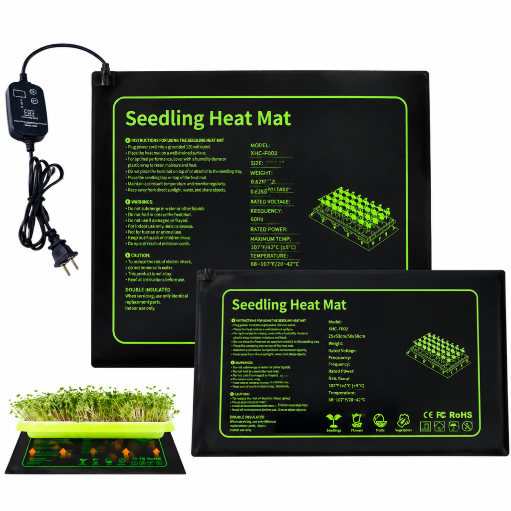 20W/40W Heating Mat Plants Thermostat Germination Temp Seedlings Pets Reptiles