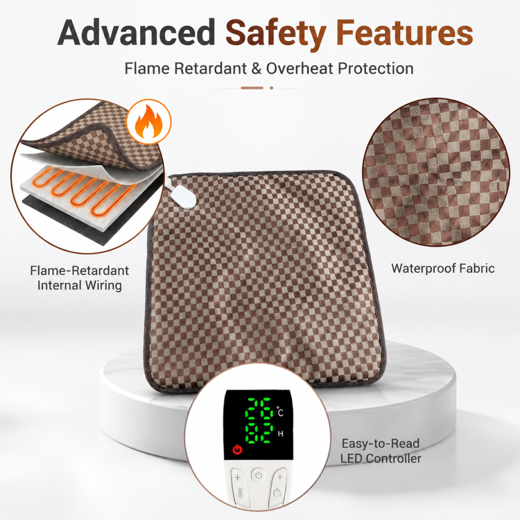 Intelligent Waterproof Electric Pet Heating Pad Heat Mat For Dog Cat Bunny
