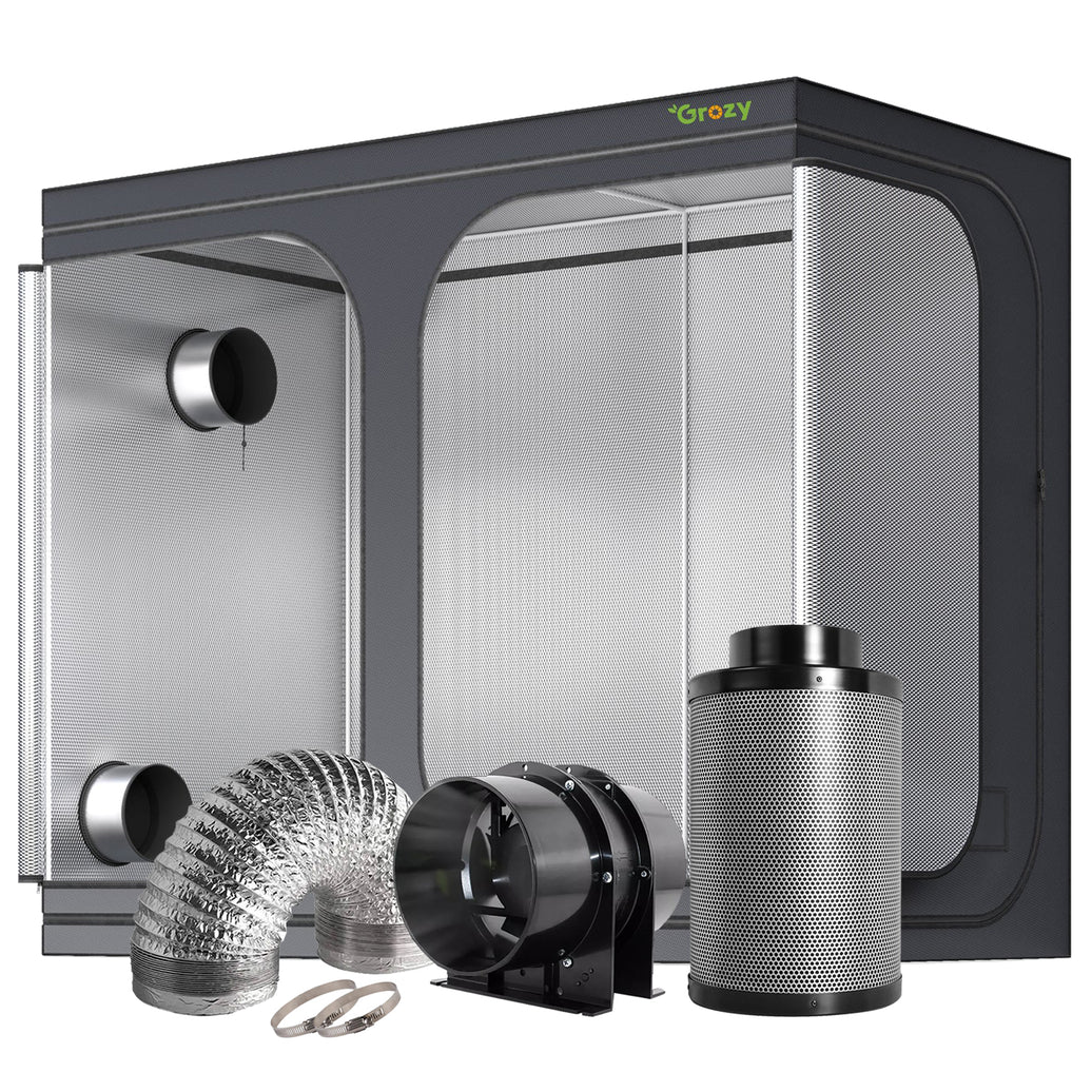 GROZY Hydroponics Grow Tent 6 inch Fan Ventilation Kit for Plants Indoor Grow Growing