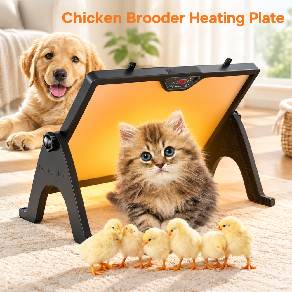 Large ouble-Sided Chick Brooder Heating Plate Chicken Coop Heater Duck Poultry