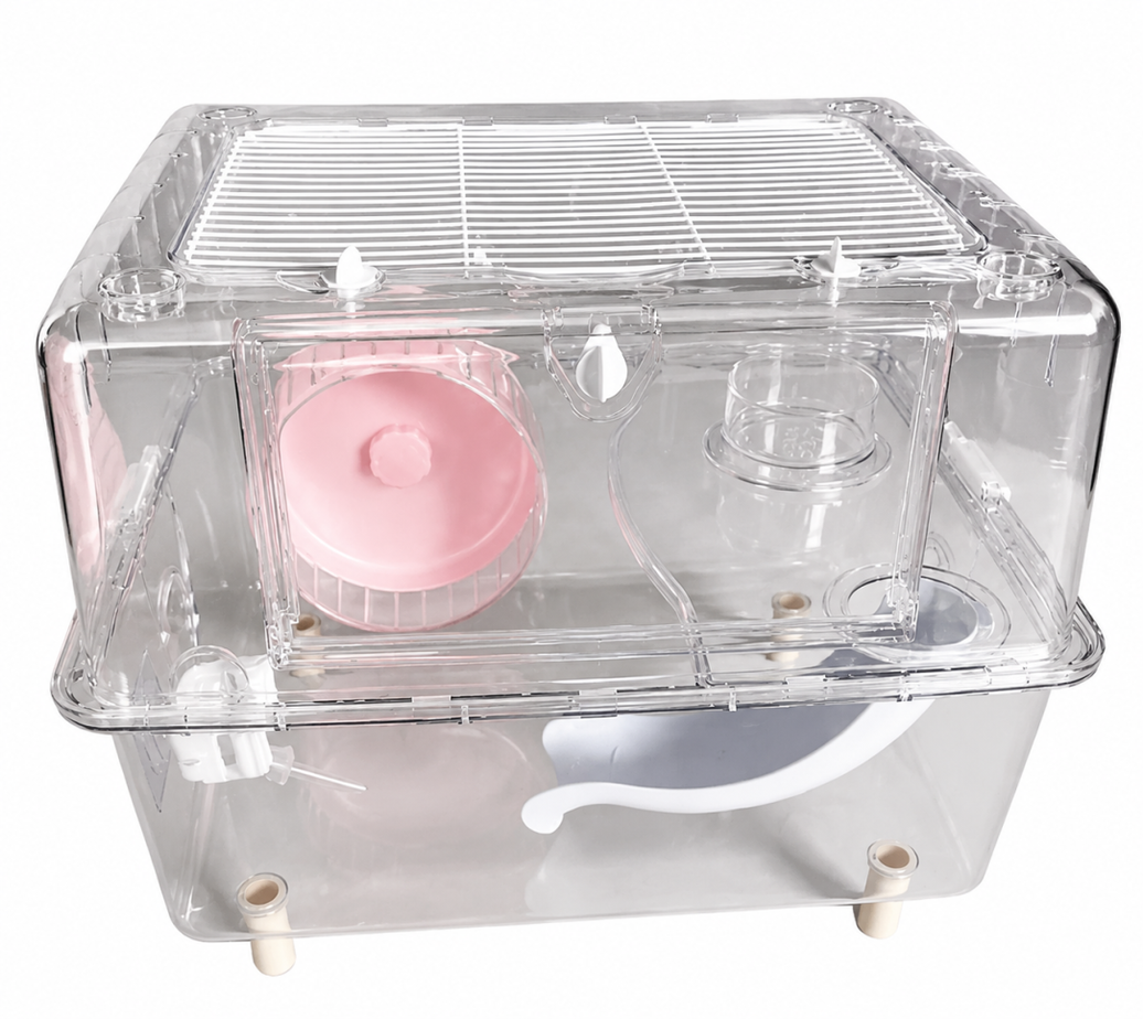 Hamster Mice Cage Habitat Openable Top Rats Guinea Pig Mouse Gerbil House Bed