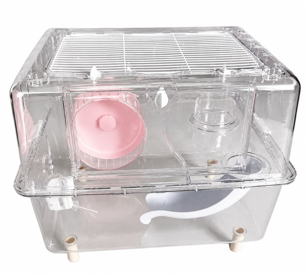 Hamster Mice Cage Habitat Openable Top Rats Guinea Pig Mouse Gerbil House Bed