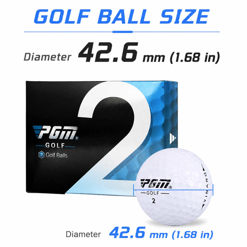 2 Layers Golf Balls White Ball Ultimate Straight 75% Self Correcting 12Pcs/Dozen