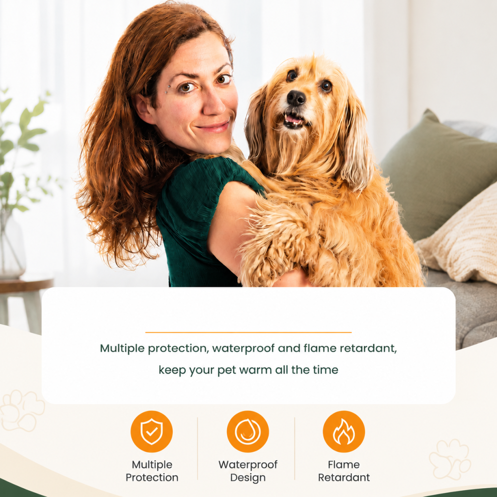 Intelligent Waterproof Electric Pet Heating Pad Heat Mat For Dog Cat Bunny