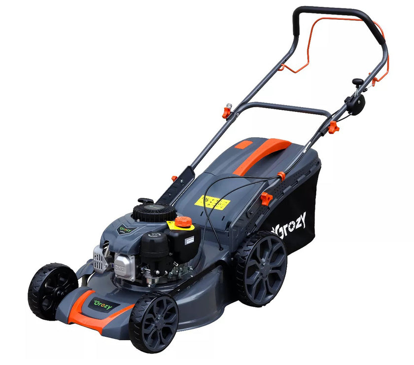 Petrol Lawn Mower 46cm Self-Propelled 3-in-1 System Lawnmower 4-Stroke