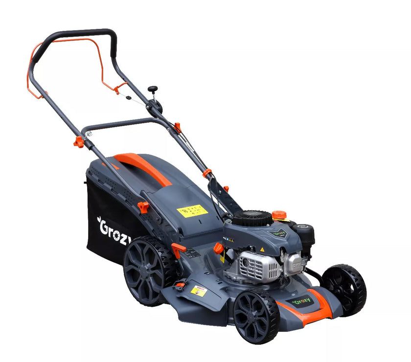 Petrol Lawn Mower 46cm Self-Propelled 3-in-1 System Lawnmower 4-Stroke