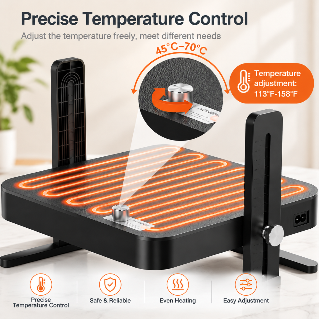 Chick Heating Plate Chicken Coop Heater Poultry Brooder Adjustable Temperature