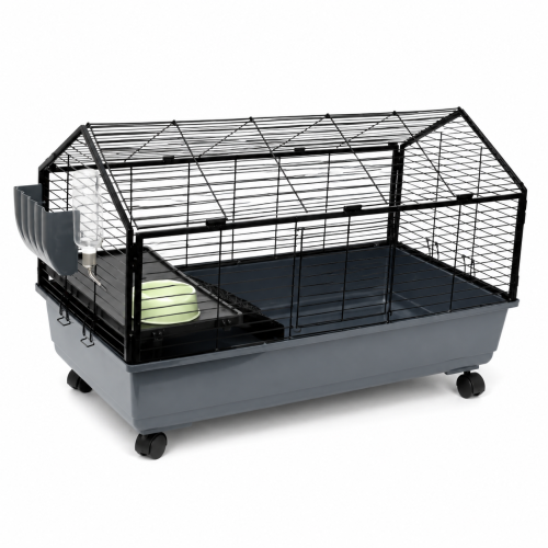 Rabbit Cage 100cm Metal Frame Hutch Hamster Pet Cages