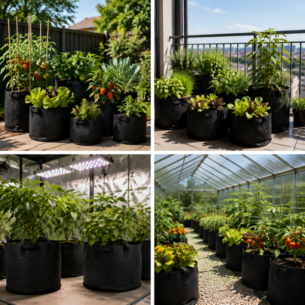 Grozy Premium Fabric Grow Bags Australia | Breathable Pots For Healthier Plants