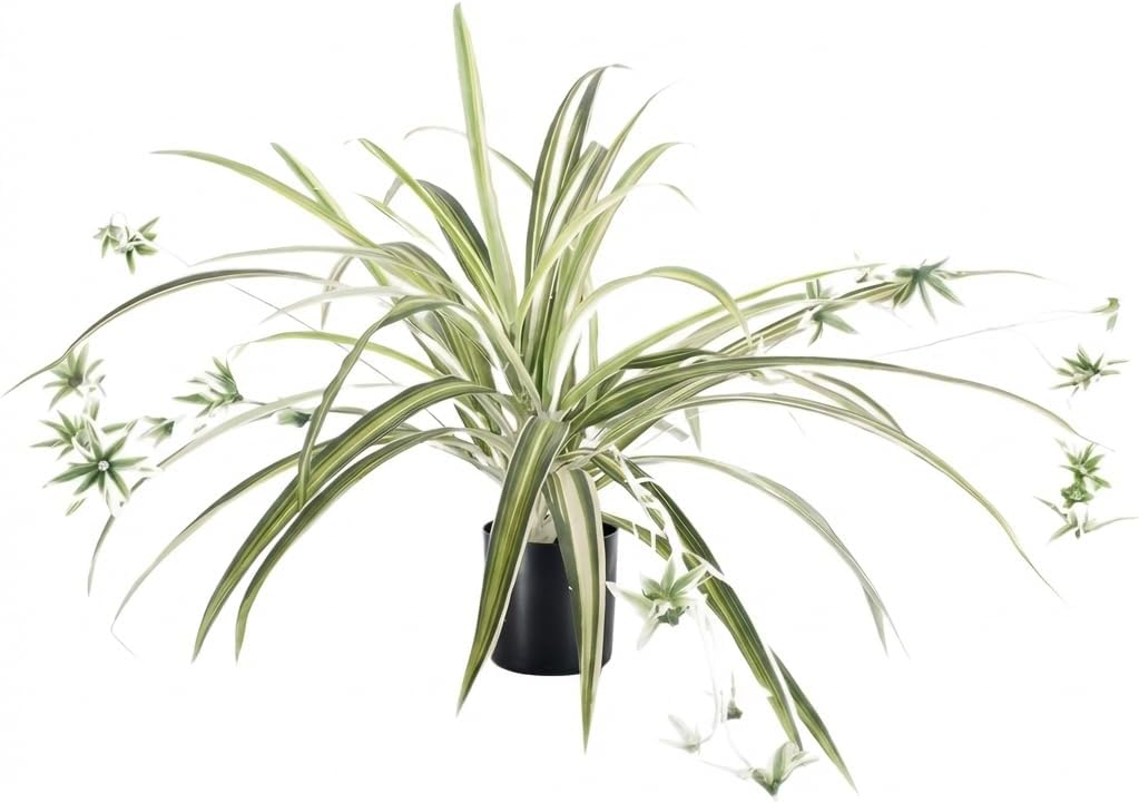 Artificial Bracketplant Chlorophytum Spider Plant Bonsai Wall Hanging Plants Decorations