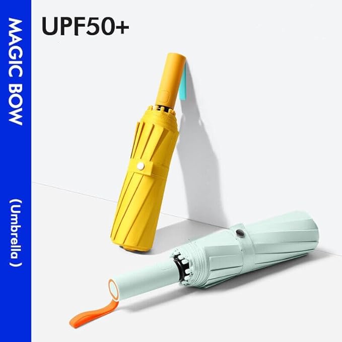 72 Ribs Anti-UV Sun Rain UPF50+ Umbrella Windproof Lightweight Automatic Folding Umbrellas