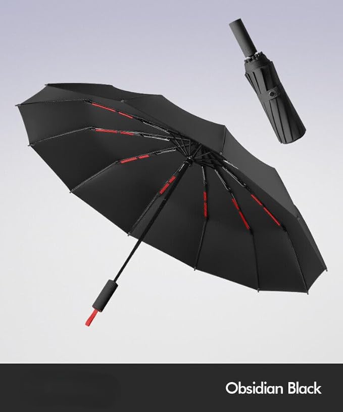 72 Ribs Anti-UV Sun Rain UPF50+ Umbrella Windproof Lightweight Automatic Folding Umbrellas