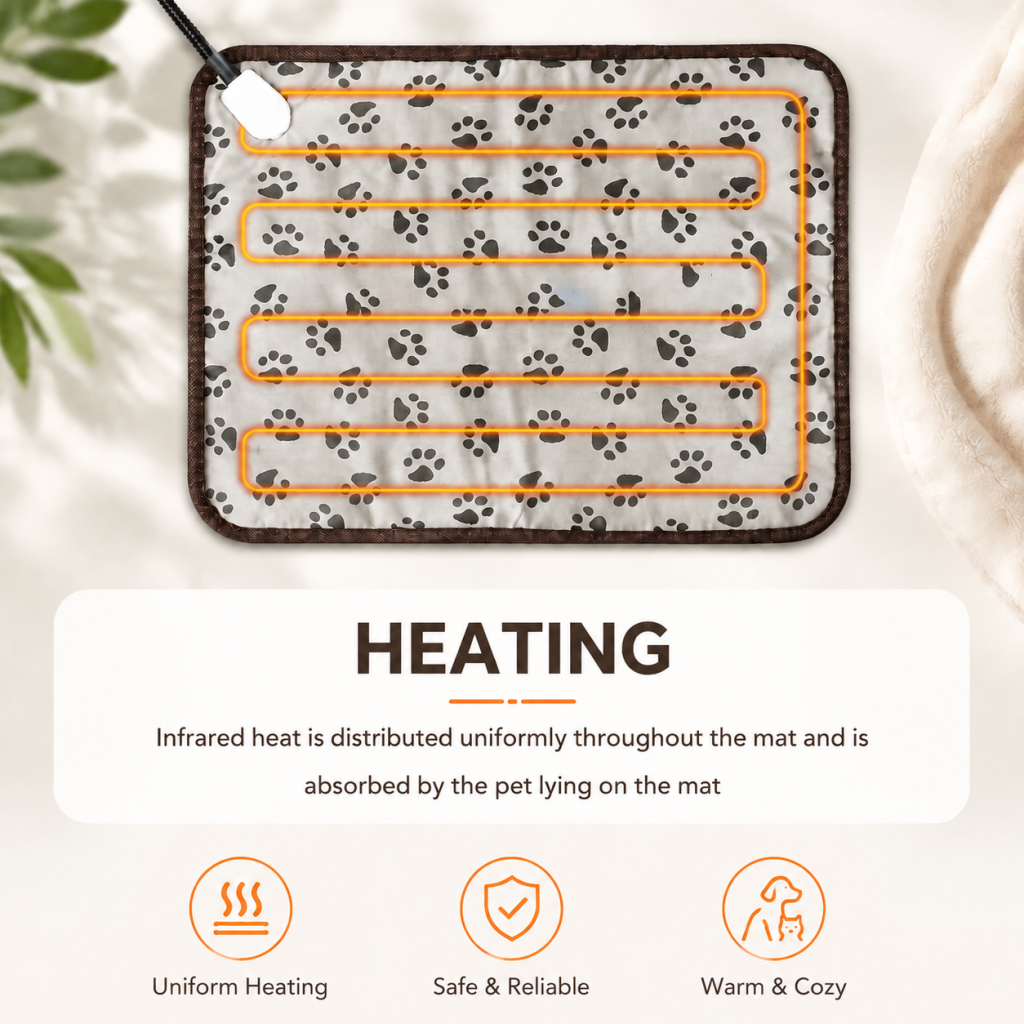 Intelligent Waterproof Electric Pet Heating Pad Heat Mat For Dog Cat Bunny