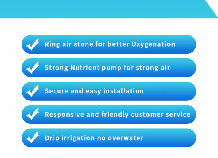 Hydroponics DWC & Drip Recirculating Growing System 4 Plant Buckets Complete Kit