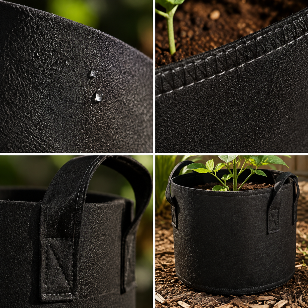 Grozy Premium Fabric Grow Bags Australia | Breathable Pots For Healthier Plants
