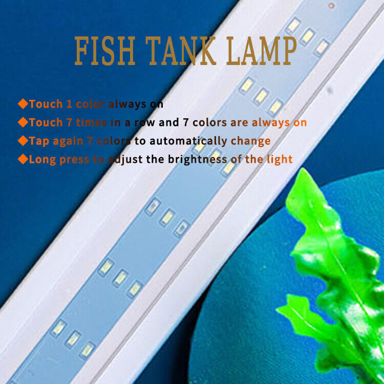 Aquarium Fish Tank LED Light Digital Display Complete Set 30L