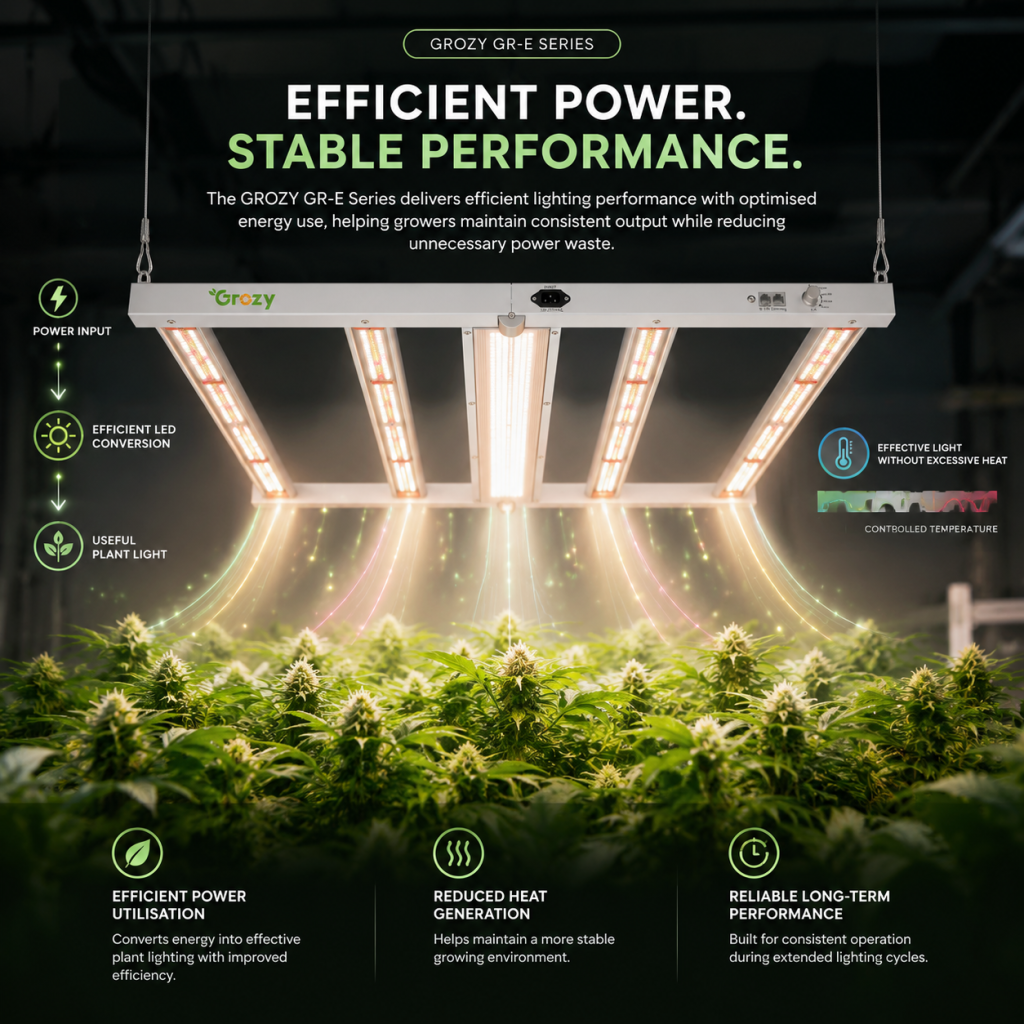 GROZY GR-E 240W 400W 720W 1050W LED Grow Light Bar Hydroponics Commercial Plants