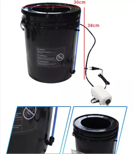 New DWC & Drip Irrigation Growing System Hydroponics Recirculating Drip Watering