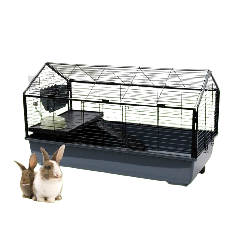 Rabbit Cage 100cm Metal Frame Hutch Hamster Pet Cages