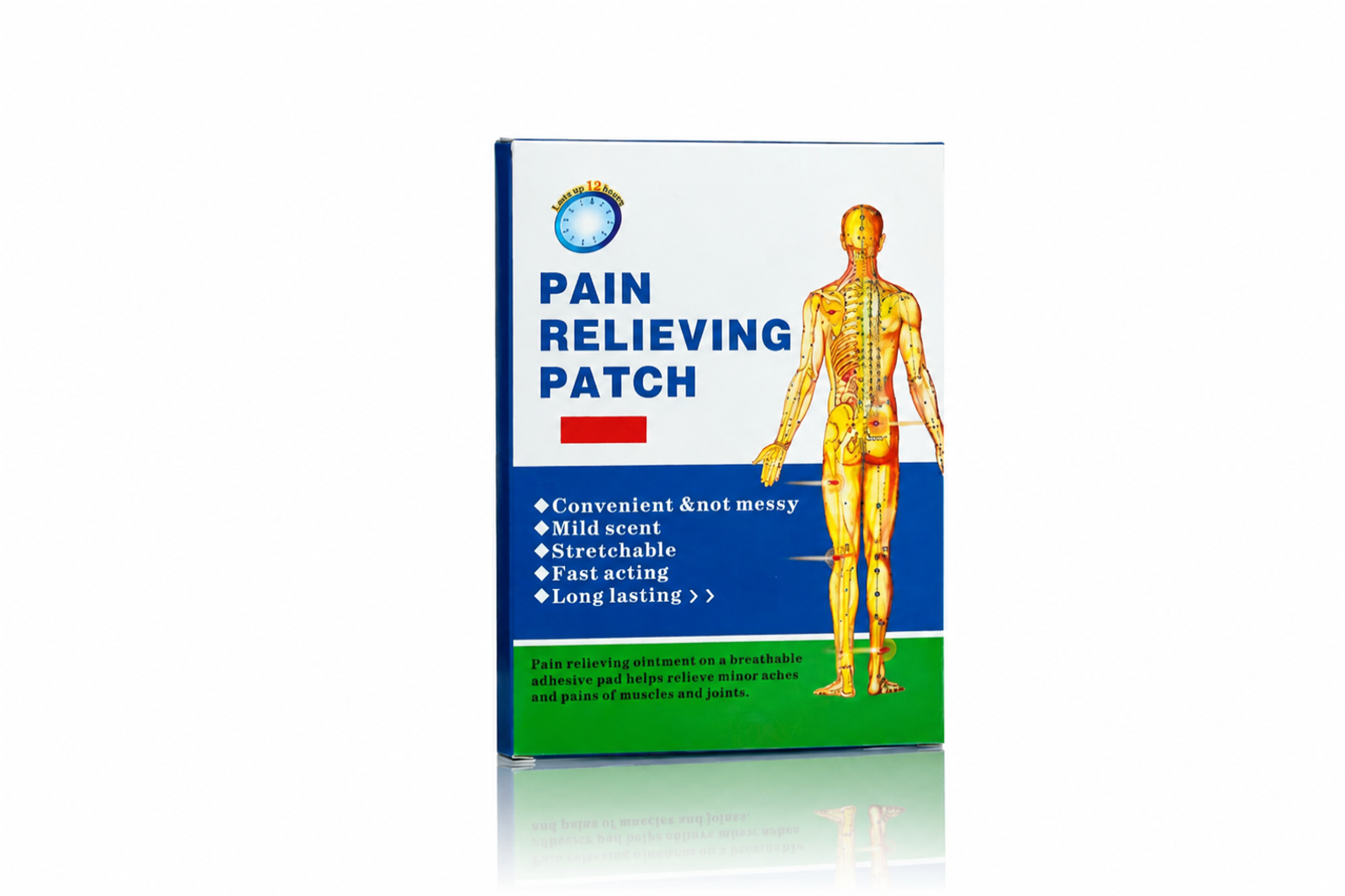 Cooling Pain Relief Patches Menthol Muscle Ache Joint Back Pain Relief Patch 7x10cm